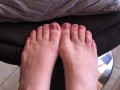 Pretty white girl feet