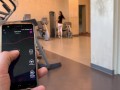 public Masturbation with lovense (LUSH) PART 3. during fitness in the gym