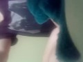 Teen Rosa Cummings, Solo Webcam Strip and Masturbation in her room