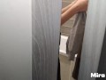 Caught and fucked a girl who gets clothed in the bathroom