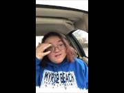 flashing in my car