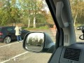 wild cock ride in the car in public parking under surveillance