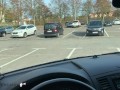wild cock ride in the car in public parking under surveillance