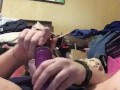 Chubby Tinder Babe Caught Fucking Vibrator