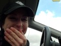Public Blowjob Deepthroat Practice In A Busy Parking Lot