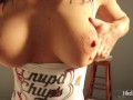 New! Painter job Audition Need to :quickly raise the dick and skilled hand