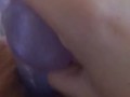 Wet pussy squirting with big dong MILF