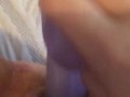 Wet pussy squirting with big dong MILF