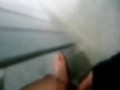 Naked in toilet and walk to urinal and pee
