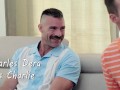 Two Men And An XXX Show - Charlie Charms His Way Into A Threesome