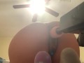 Our first double penetration with sex machine, I can’t believe I am doing t