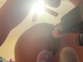 Our first double penetration with sex machine, I can’t believe I am doing t