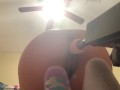 Our first double penetration with sex machine, I can’t believe I am doing t