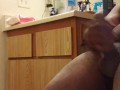 Ebony BBC cumshot
