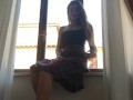 Dani Daniels . com - Pantyhose Masturbation in Rome