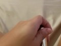 Slut wife cums hard with bullet vibrator watching another man Jack off 