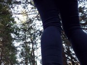 Pissing In The Crunchy Fall Leaves