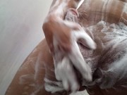 Imaginate tu y yo en la ducha teniendo sexo anal