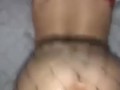 Bubble butt teen covered in cum and fucked by black cock 