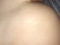 horny teen slut takes slow backshots - interracial POV 