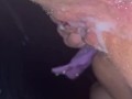 Dripping loads of husbands and others loads cum so hard after being full