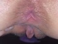 Dripping loads of husbands and others loads cum so hard after being full