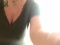 Piss and Strip 8 -Thick White girl in Leggins Strips and Pees