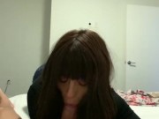 Hot Aussie model sucks BWC after the club POV