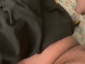 Chubby girl has fun while parents in the next room 