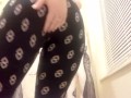 Strip and Piss 10 -Nerdy tattooed girl strips and pees