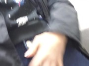 Watch My Ass As I Pee At The Fast Food Restaurant