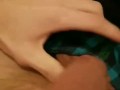 Teasing then cumming