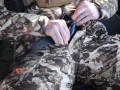 Jerking off in the deer blind