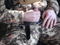 Jerking off in the deer blind