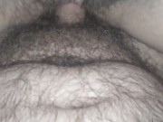 I am fuck my wife, after another man unprotected creampie. Sloppy Seconds