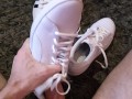 4K - Fucking Stoyas Fleshlight inside sexy Puma sneaker