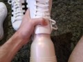 4K - Fucking Stoyas Fleshlight inside sexy Puma sneaker