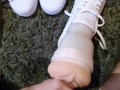4K - Fucking Stoyas Fleshlight inside sexy Puma sneaker