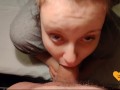 Deepthroating my slut POV