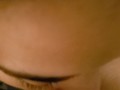 Sexy blowjob from my 19 year old girlfriend, mouth fucking, slo mo facial.