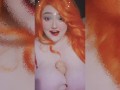 LEAKED Busty Egirl Huge Natural Boobs Exposed and Titfucked