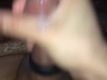 Masturbating big soft cock