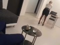 Horny secretary fuck with new boss in the office