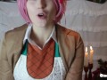 Just Natsuki for Christmas DDLC OmankoVivi Cosplay Music Video Parody