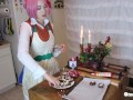 Just Natsuki for Christmas DDLC OmankoVivi Cosplay Music Video Parody