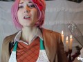 Just Natsuki for Christmas DDLC OmankoVivi Cosplay Music Video Parody