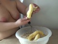 Baking With Bulma 1 Vegan Banana Muffins topless cooking banana bread