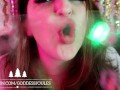 Radiant Red Lipstick Kisses & Lipgloss ASMR Whispering