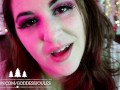 Radiant Red Lipstick Kisses & Lipgloss ASMR Whispering