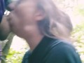 Perfect sloppy Facefucking in wife's tight throat ORAL CREAMPIE 